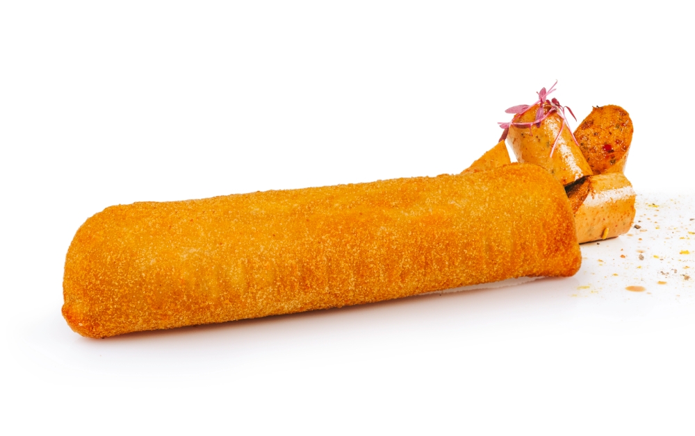 Rissol de Salsicha e Mostarda