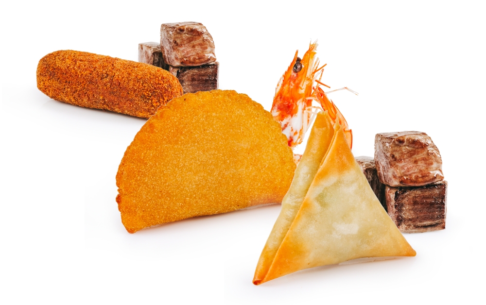 Pack 100UN - Croquetes, Rissóis e Chamuças - produto-